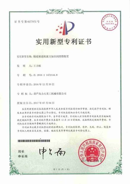 Κίνα Litian Heavy Industry Machinery Co., Ltd. Πιστοποιήσεις